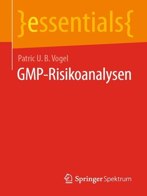 cover image of GMP-Risikoanalysen